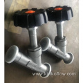 Piston type Manual Angle seat valve